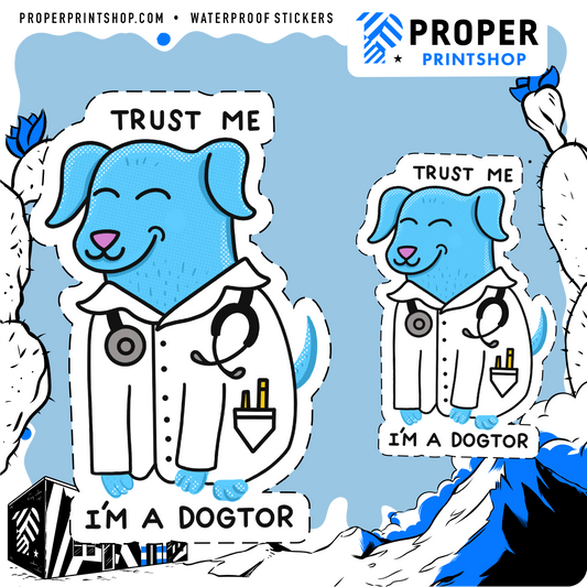Dogtor Sticker - Proper Printshop