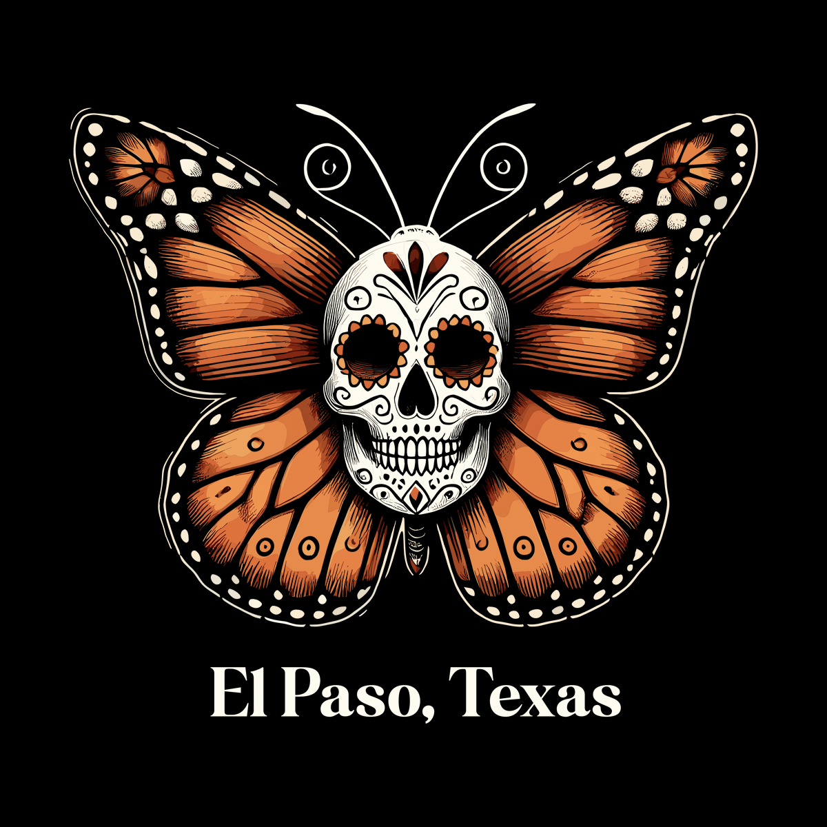 El Paso Butterfly tee - Proper Printshop