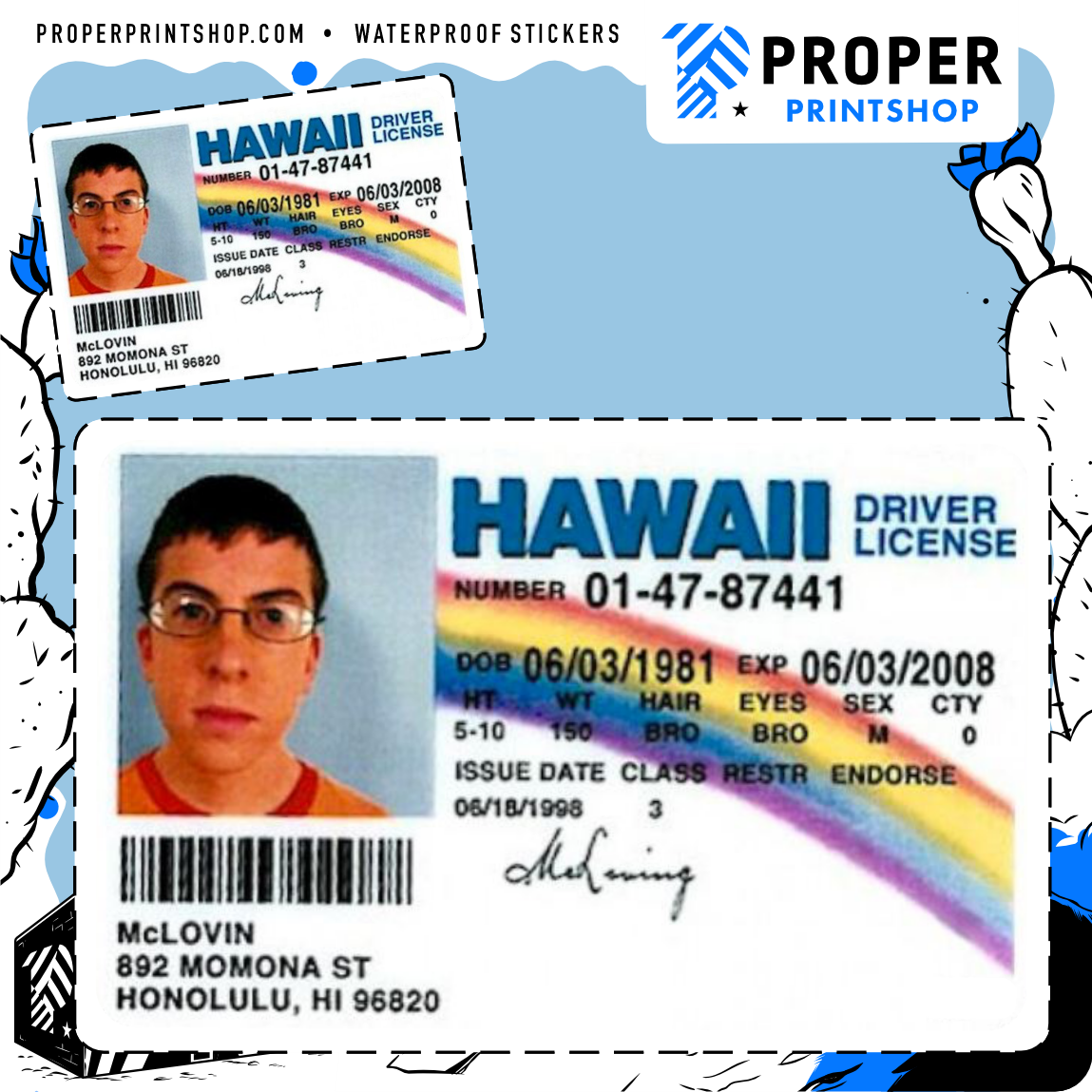 Mclovin Sticker