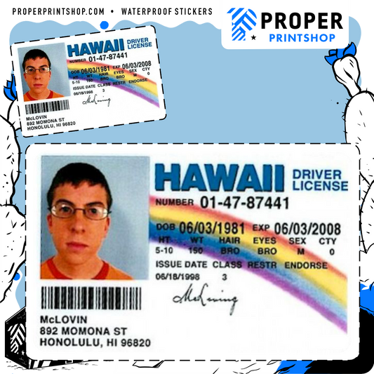 Mclovin Sticker - Proper Printshop
