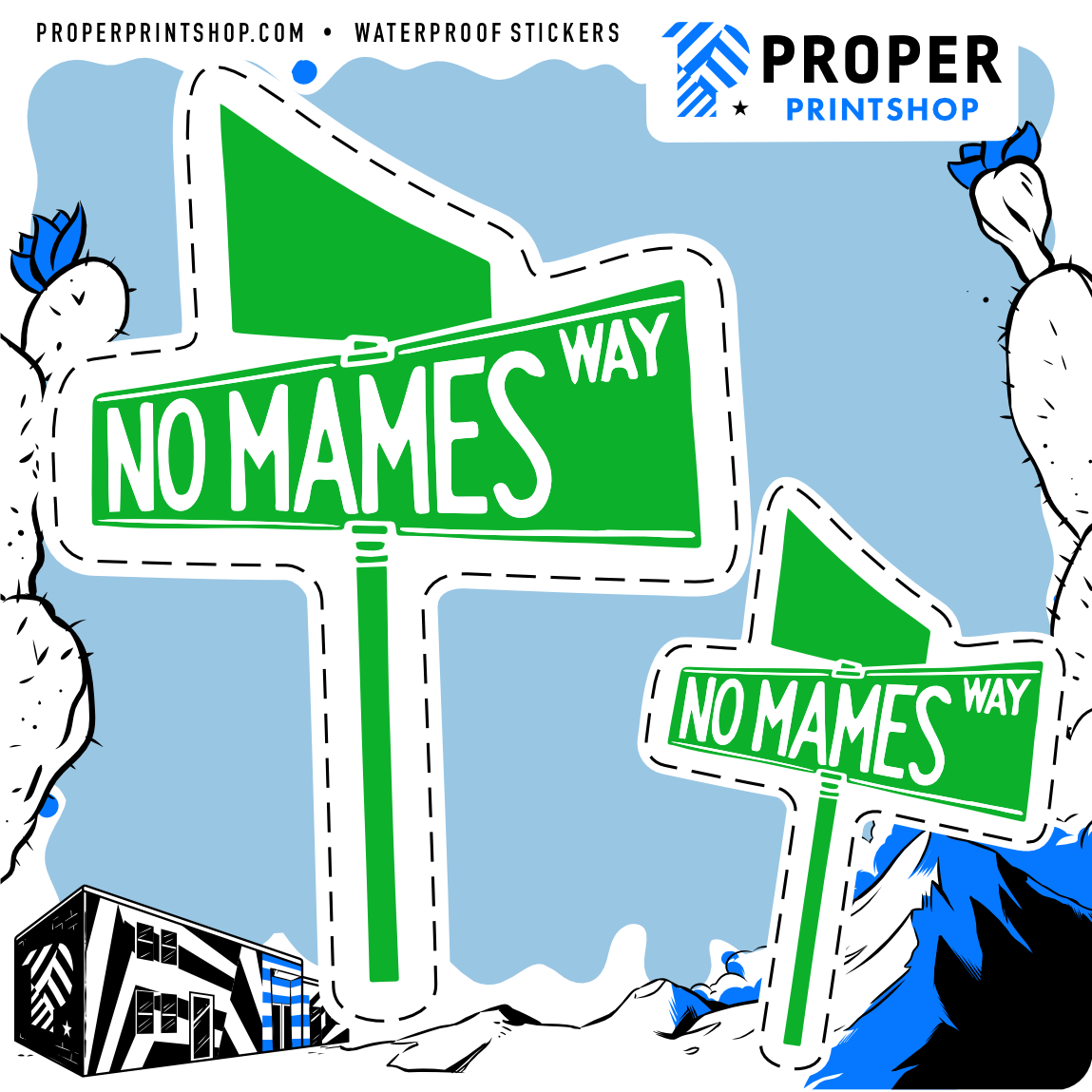 No Mames Sticker