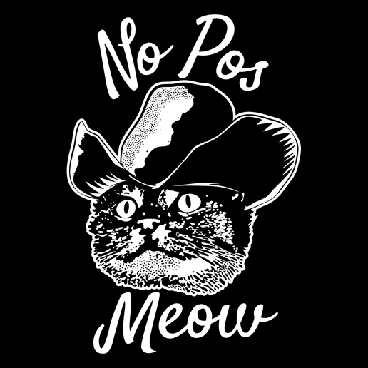 No Pos Meow tee - Proper Printshop