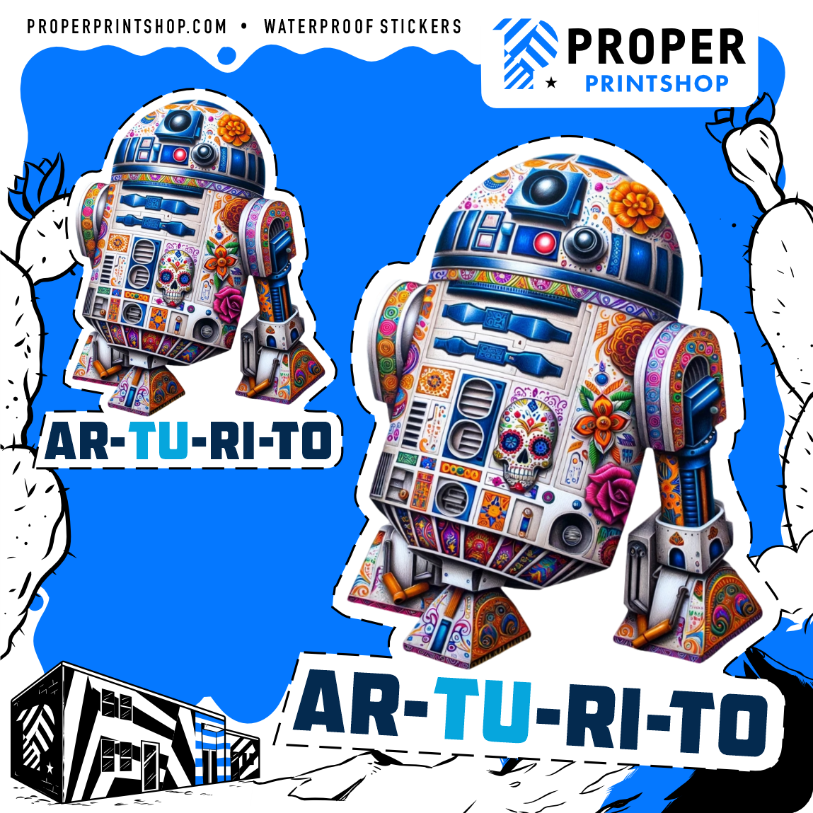 Ar-tu-ri-to Sticker