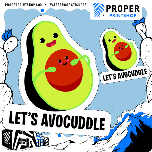 Avocuddle Sticker