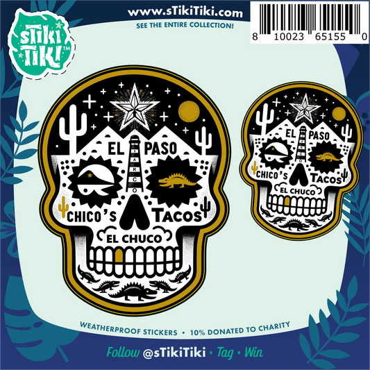 Chico's Skull sticker