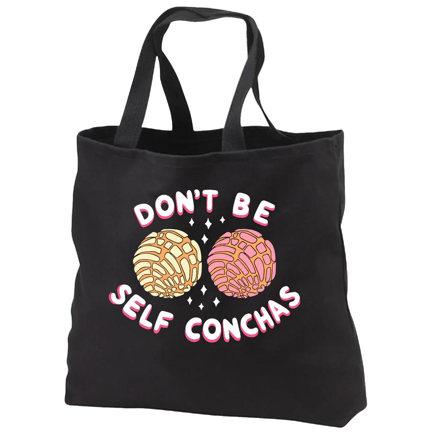 Don't be self Conchas Canvas Tote Bag