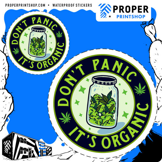 Don't Panic It's Organic Sticker