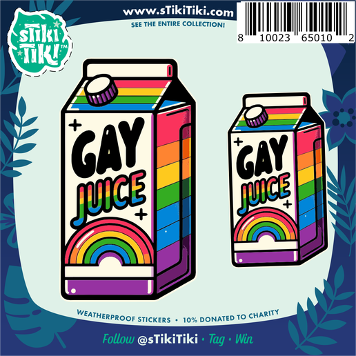 Gay Juice sticker