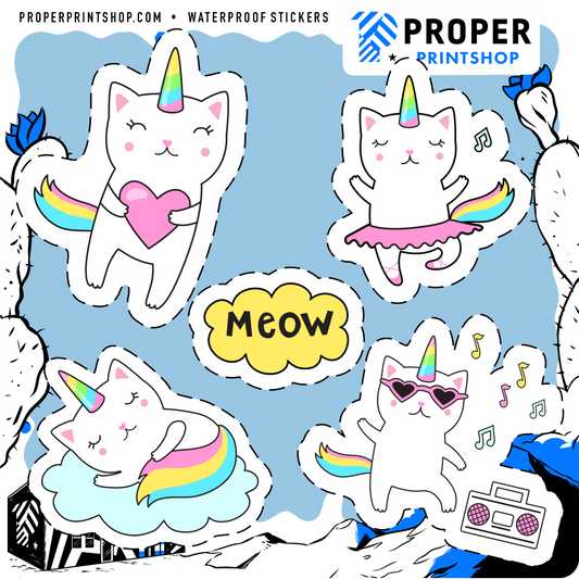 Uni Cats Sticker